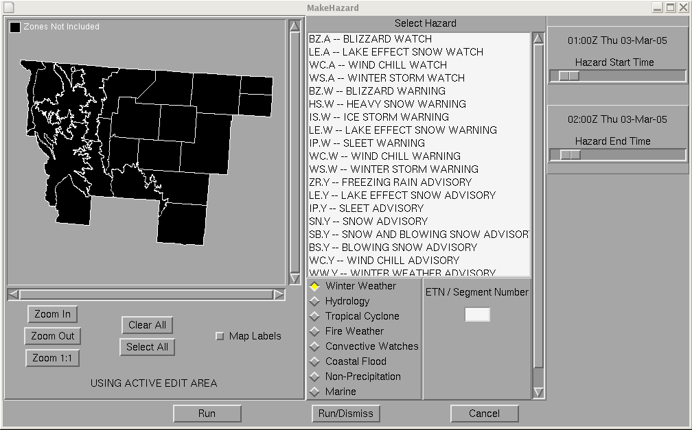 Make Hazards Tool (Blank)