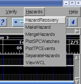 HazardRecovery Menu Image